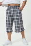 Шорты Клетка сине-бежевые БМ-015