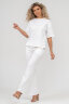 Женский костюм с брюками 36646 белый