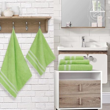 Полотенце Классик светло-зеленый, 420 г/м2