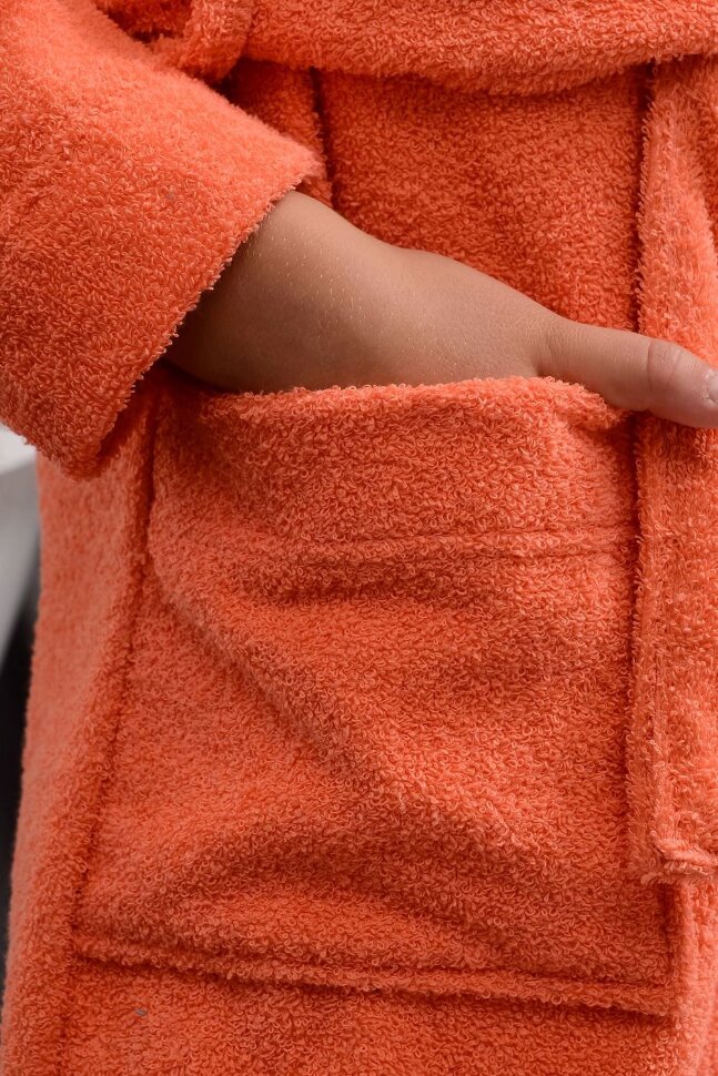 Детский халат МД морковный