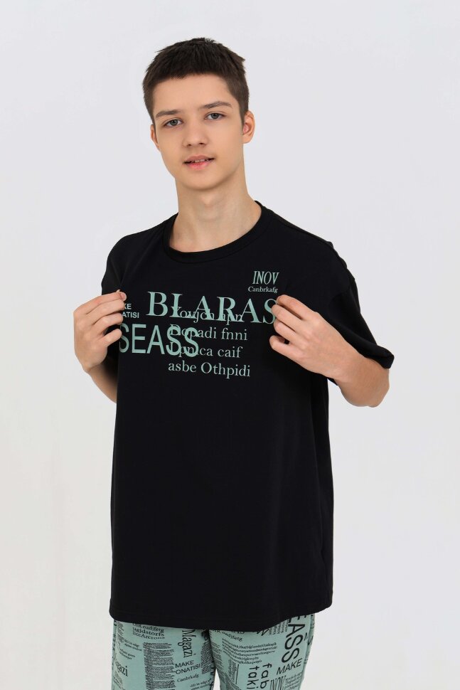 Футболка для мальчика 1581 черный