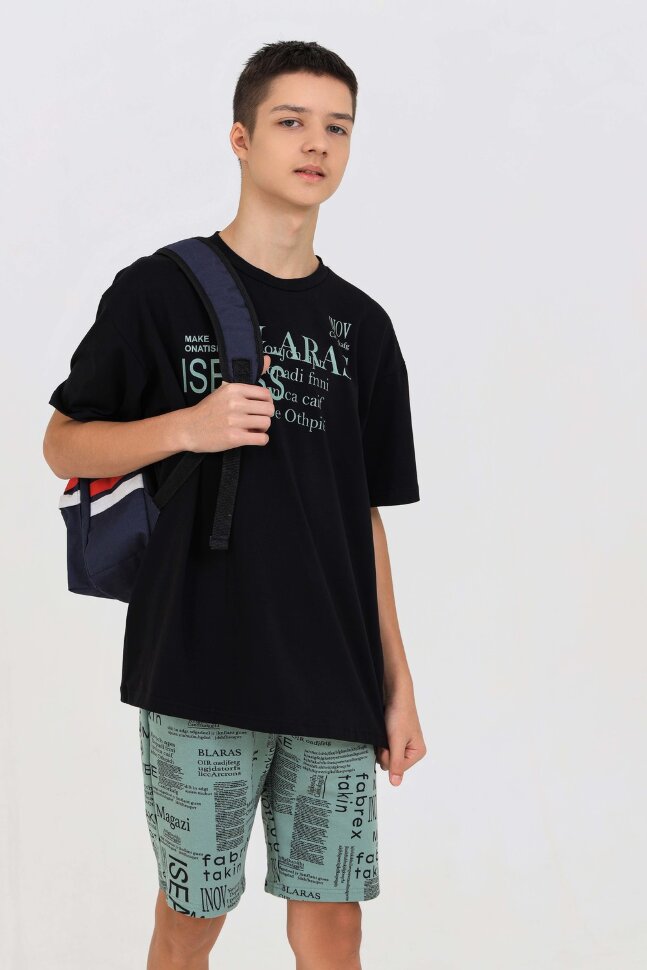 Футболка для мальчика 1581 черный