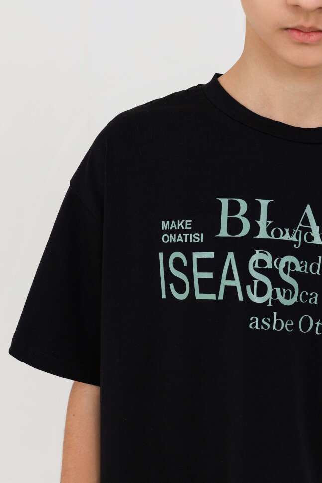 Футболка для мальчика 1581 черный