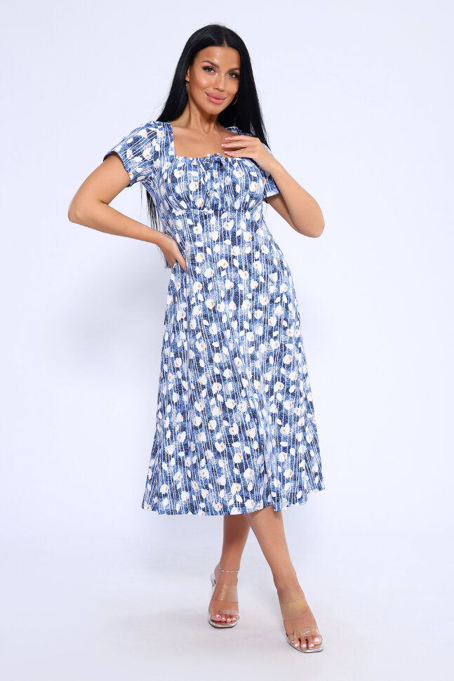 Платье женское 71124 синий