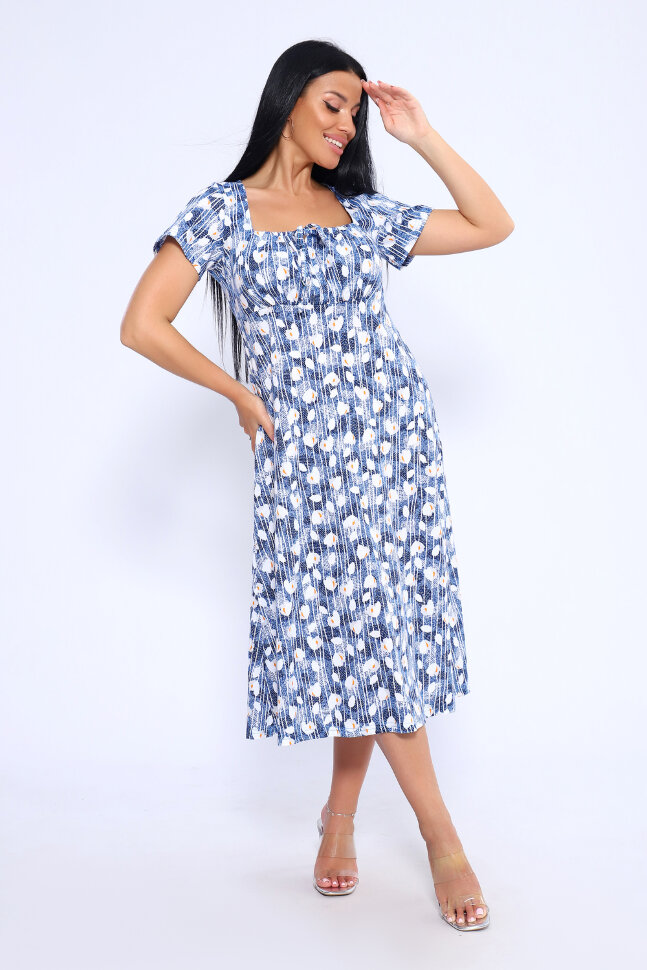 Платье женское 71124 синий