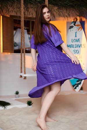 Платье женское 9183 фиолетовый