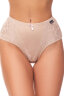 Женские трусы утягивающие с кружевом HoneyFormat 8005 бежевый