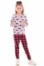 Пижама подростковая 12-085 (красный)