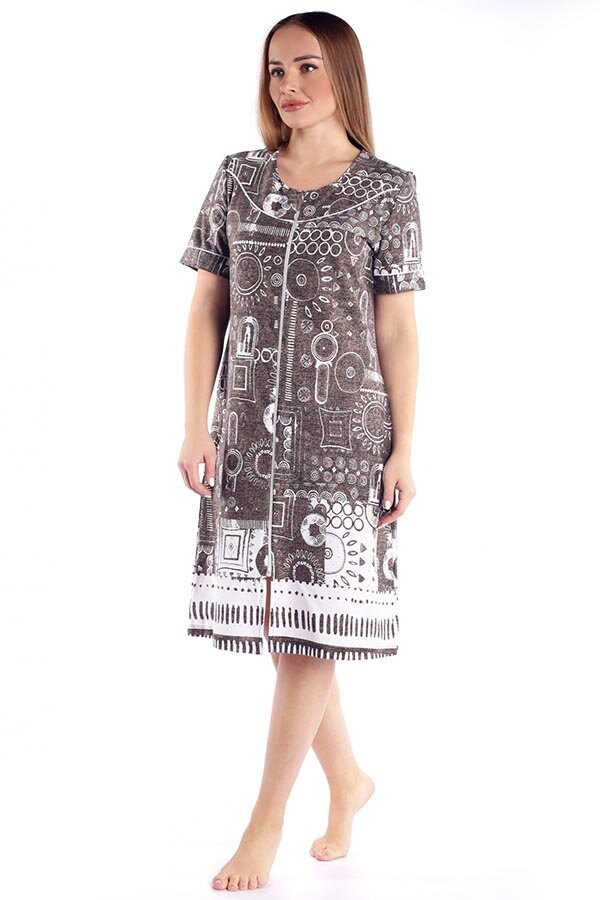 Халат Даяна коричневый К-256