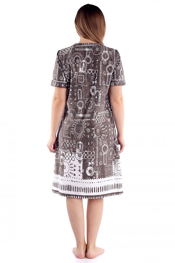 Халат Даяна коричневый К-256