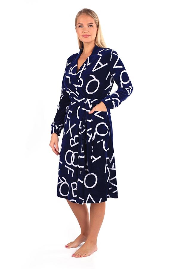 Халат Октава синий В-35