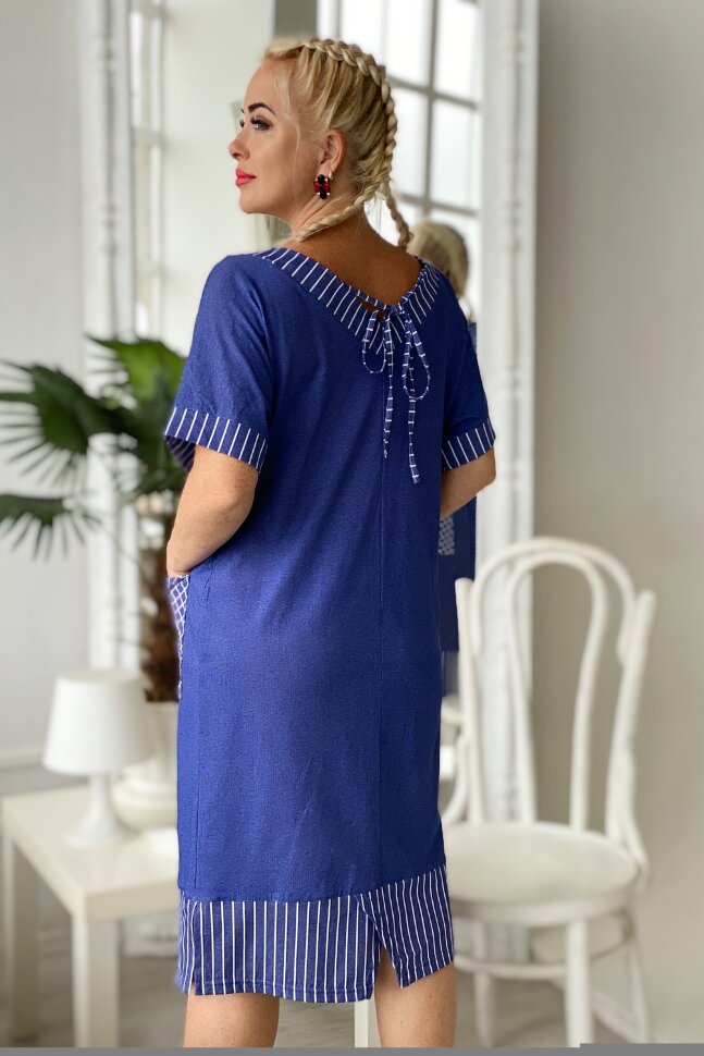 Платье женское 7221 синий