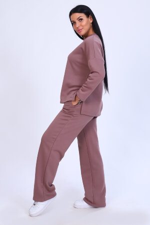 Женский костюм с брюками 80003 какао
