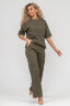 Женский костюм с брюками 36646 хаки