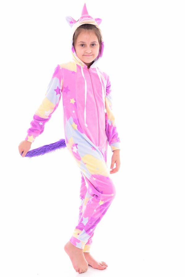 Пижама подростковая кигуруми единорог 12-083