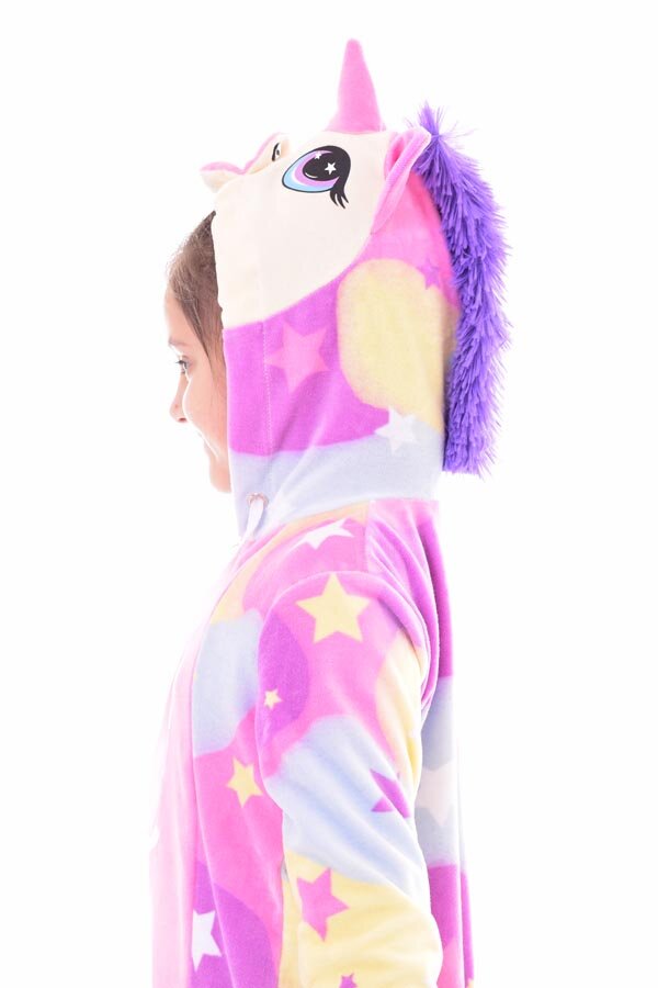 Пижама подростковая кигуруми единорог 12-083