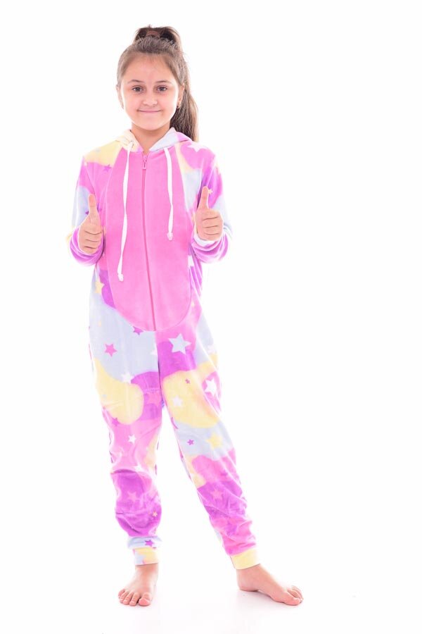 Пижама подростковая кигуруми единорог 12-083