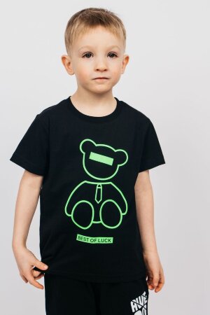 Футболка для мальчика 52353 черный