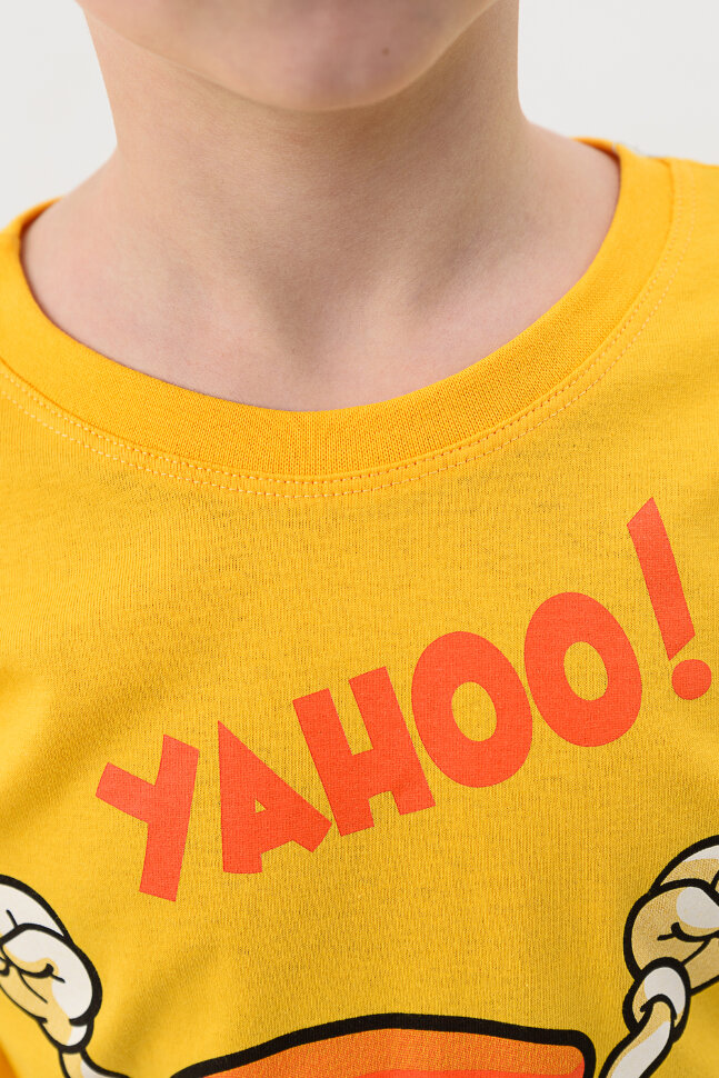 Пижама с брюками для мальчика Пицца детская длинный рукав