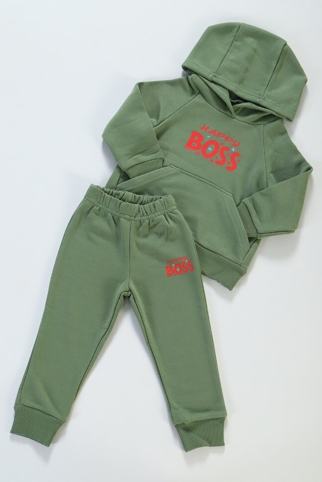 Костюм с брюками для девочки 86029 зелёный