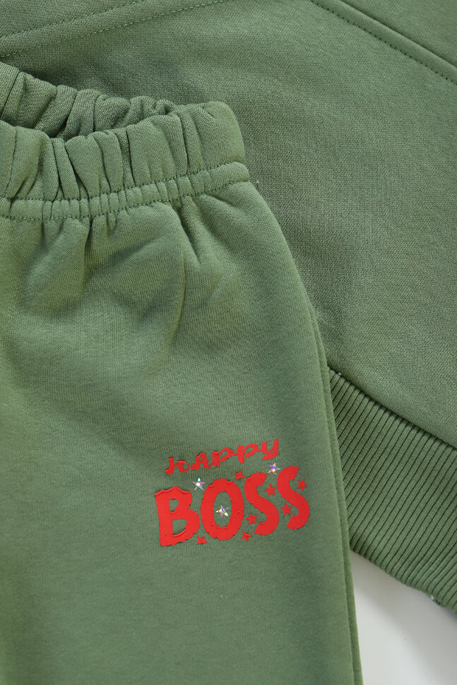 Костюм с брюками для девочки 86029 зелёный