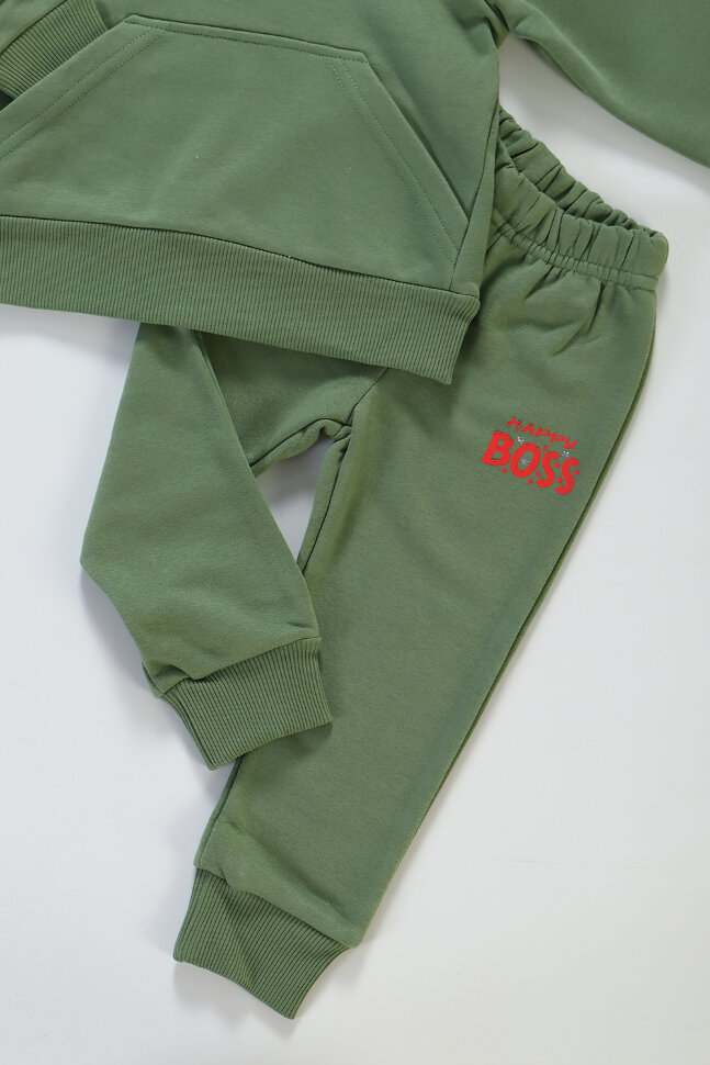 Костюм с брюками для девочки 86029 зелёный