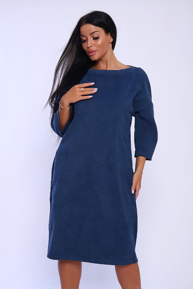 Платье женское 82033 индиго