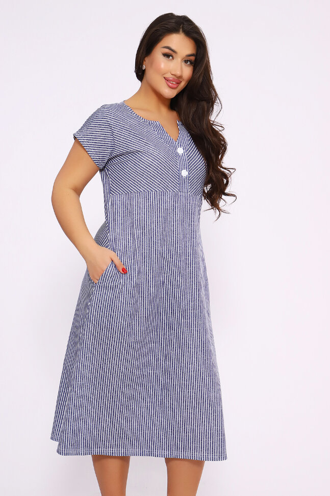 Платье женское 83509 синий