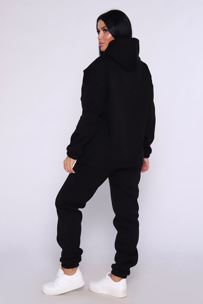 Женский костюм с брюками 80026 черный