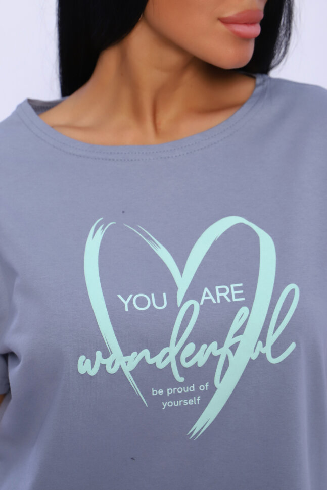 Женский костюм с брюками 82050 ментол