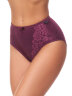 Женские трусы утягивающие с кружевом HoneyFormat 8005 бордовый