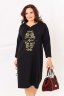 Платье женское 21573 черный