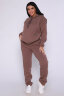 Женский костюм с брюками 80026 кофе с молоком