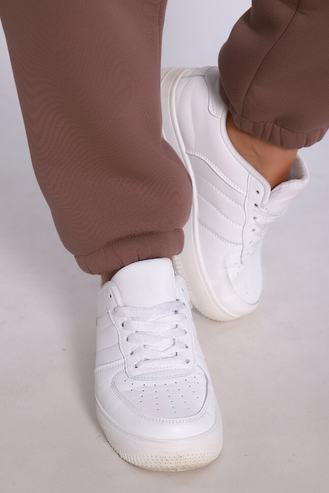 Женский костюм с брюками 80026 кофе с молоком