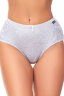 Женские трусы утягивающие с кружевом HoneyFormat 8005 серый
