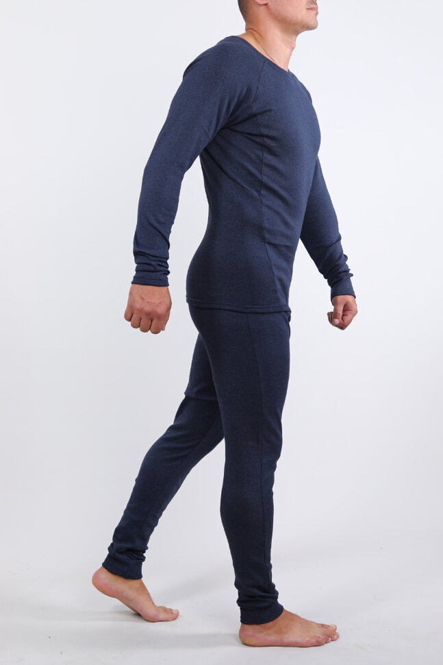 Термокомплект мужской 15401К индиго меланж