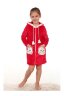 Халат детский 7-115д (красный)
