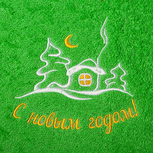 Полотенце махровое Домик, 400 г/м2