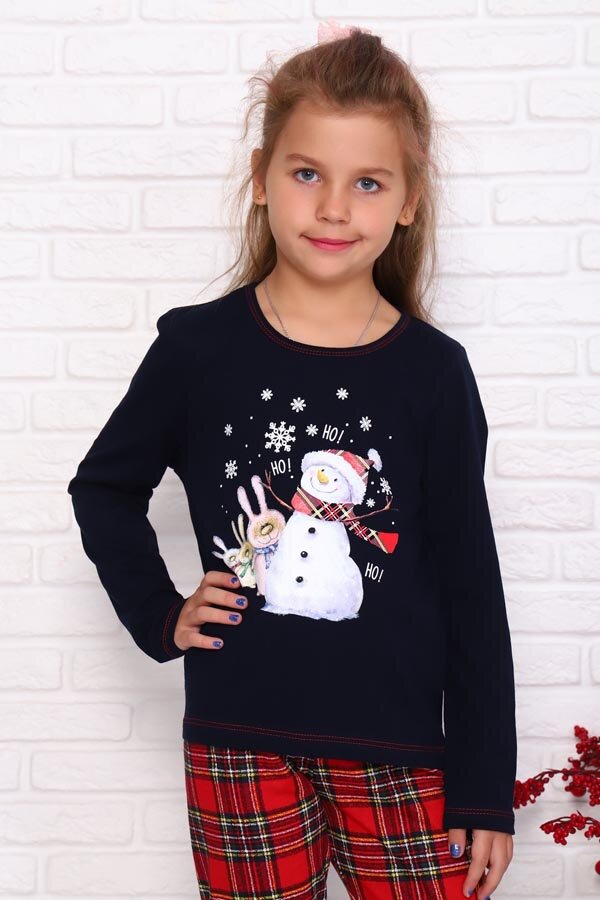 Пижама с брюками для девочки 10888