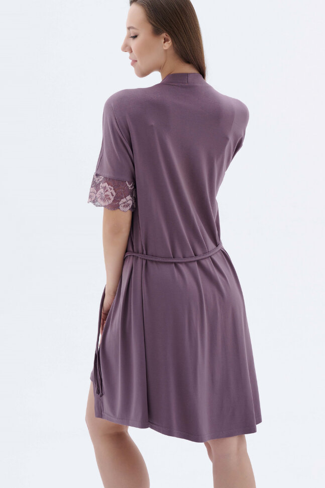 Халат Женский НЮАНС темно-лиловый