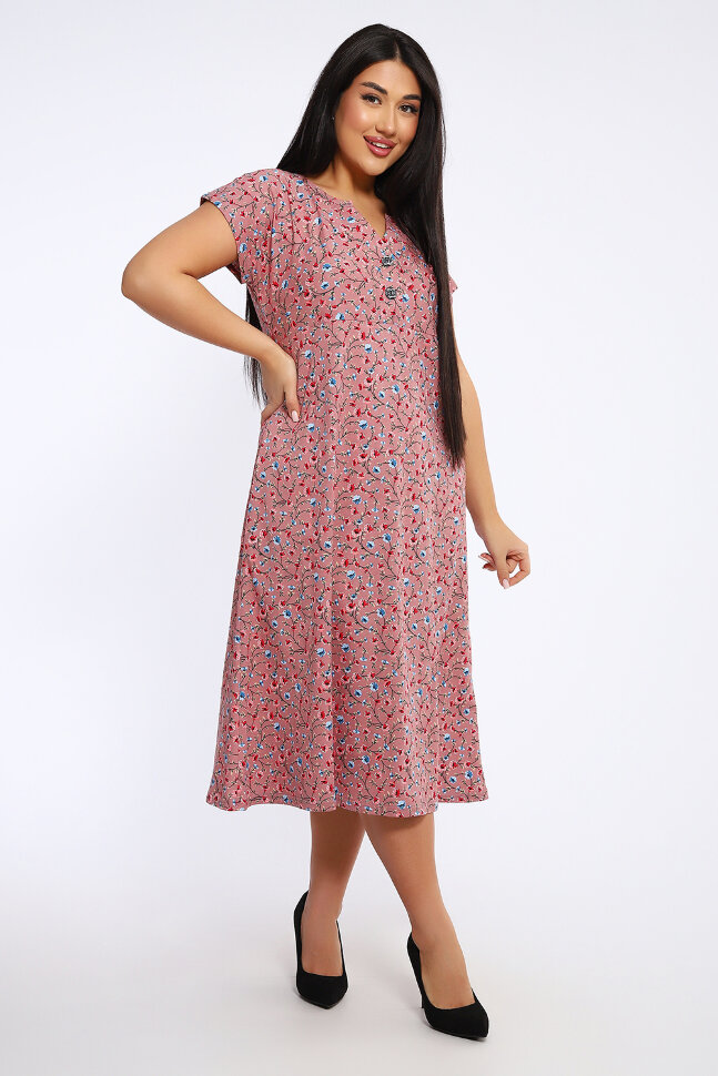 Платье женское 83509 пудра