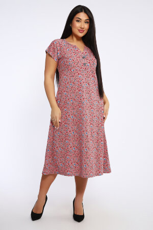 Платье женское 83509 пудра