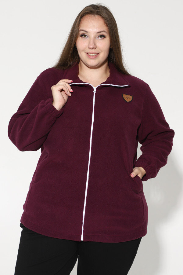 Куртка флисовая бордо КУР -87