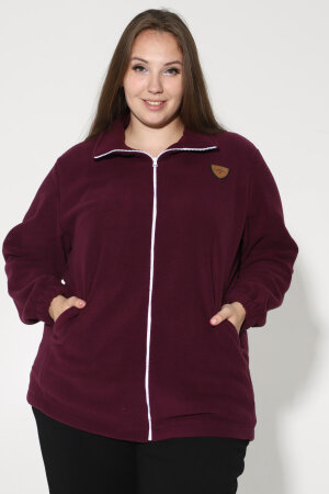 Куртка флисовая бордо КУР -87