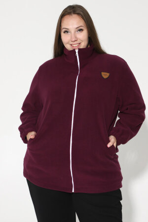 Куртка флисовая бордо КУР -87