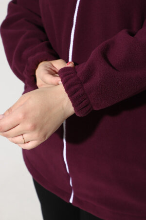 Куртка флисовая бордо КУР -87