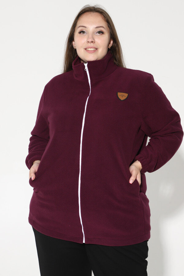 Куртка флисовая бордо КУР -87