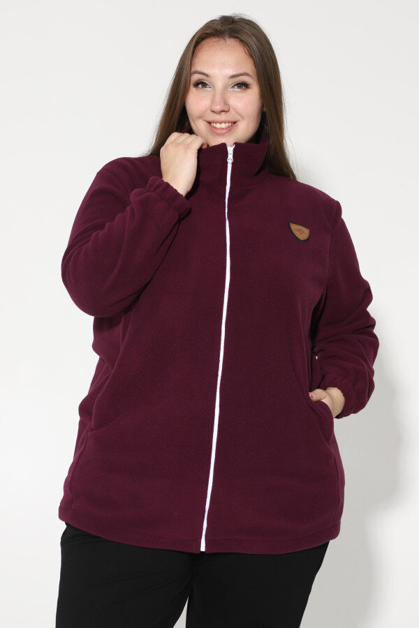 Куртка флисовая бордо КУР -87