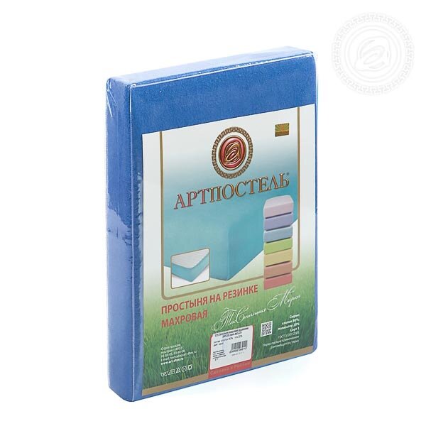 Простыня на резинке Ирис, махра