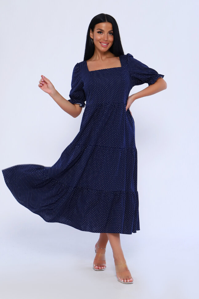 Платье женское 71123 темно-синий